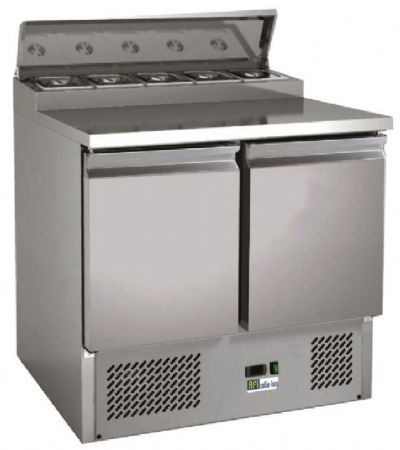 Saladette réfrigérée 2 portes pleines positive 240 L - Afi-Collin-Lucy - AAPS200 Saladette réfrigérée 2 portes pleines positive 240 L - Afi-Collin-Lucy - AAPS200