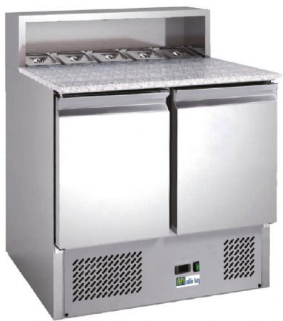 Meuble à Pizzas réfrigéré 2 portes positif avec dessus granit - Afi-Collin-Lucy - AAPS900 Meuble à Pizzas réfrigéré 2 portes positif avec dessus granit - Afi-Collin-Lucy - AAPS900