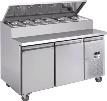 Saladette réfrigérée 2 portes pleines 390 L positive - Afi-Collin-Lucy - AAS28PP