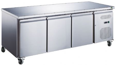 Table Rfrigre centrale professionnelle 3 portes Positive - profondeur 600