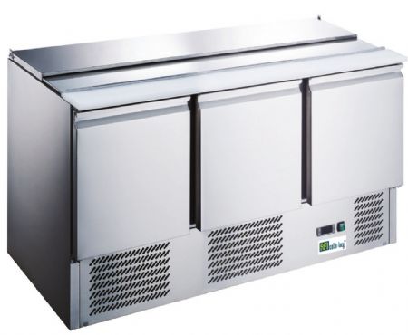 Saladette réfrigérée 3 portes pleines 240 L positive - Afi-Collin-Lucy - AAS903