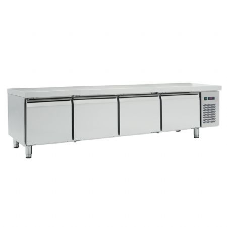 Soubassement réfrigéré 4 portes 402 L positif - Afi-Collin-Lucy - AASBP2000-4P