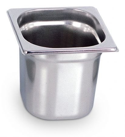 Bac gastronorme GN 1/6 inox 2,4 litres profondeur 150 mm - Krampouz - ABI2