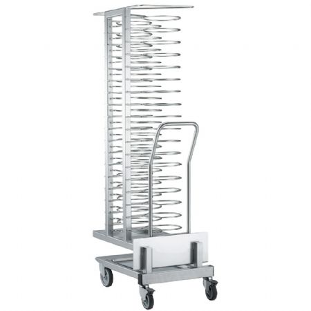 Chariot réfrigéré professionnel 45 assiettes ø 300 mm chargeur amovible et four 20x GN 1/1 espace 85 mm - Diamond - AC/2A20-4585-X