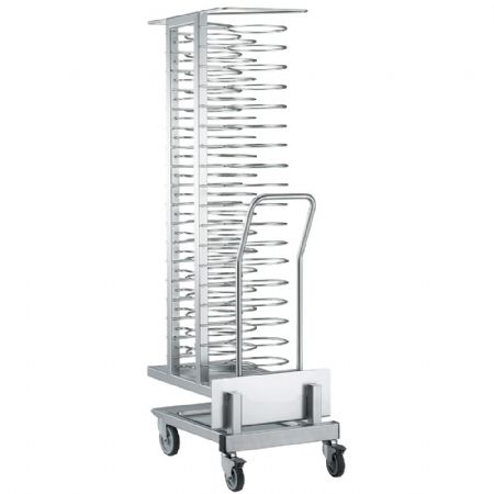 Chariot chargeur amovible pour 54 assiettes ø 300 mm four 20x GN 1/1 espace 74 mm - Diamond - AC/2A20-5474-X