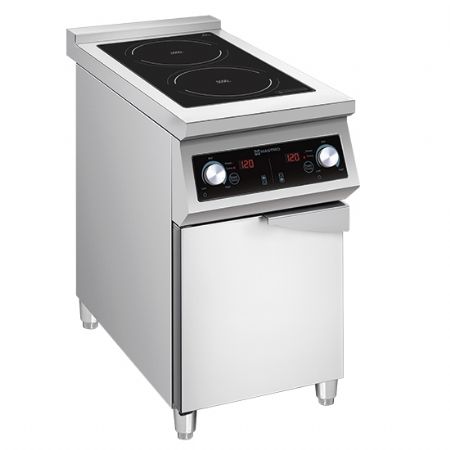 Plaque induction 2 zones de cuisson 5,0 kW sur coffre 1 porte - Virtus - ACA1020