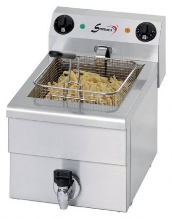 Friteuse professionnelle Monophasé 10 Litres - Sofraca - ACFE101N Friteuse professionnelle Monophasé 10 Litres - Sofraca - ACFE101N
