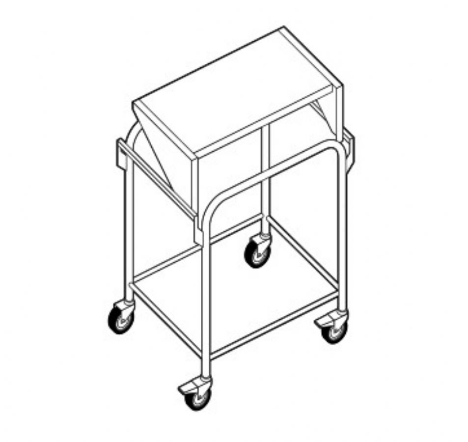 Chariot porte sturcture à plateau fixe 790x650x1060 Chariot porte sturcture à plateau fixe 790x650x1060