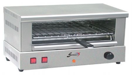 Toaster professionnel 1 étage large Monophasé 3400 W 610x280x310 mm - Sofraca - ACT127 Toaster professionnel 1 étage large Monophasé 3400 W 610x280x310 mm - Sofraca - ACT127