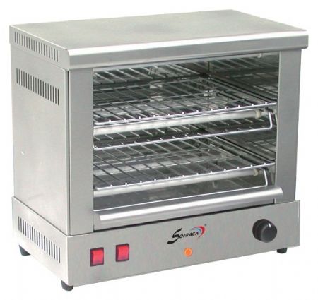 Toaster professionnel 2 étages Monophasé 3000 W 455x280x420 mm - Sofraca - ACT200