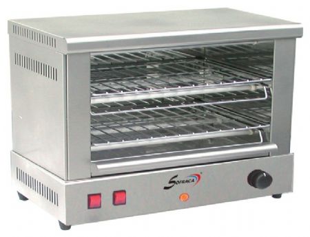 Toaster professionnel 2 étages Triphasé 5100 W 610x280x420 mm - Sofraca - ACT227 Toaster professionnel 2 étages Triphasé 5100 W 610x280x420 mm - Sofraca - ACT227