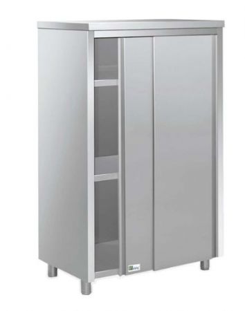 Armoire neutre inox porte coulissante - 1330x700x1800 mm