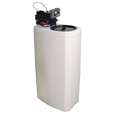 adoucisseur d'eau automatique, capacit 27 litres, 1000 litres/h, rserve de sel 50 kg