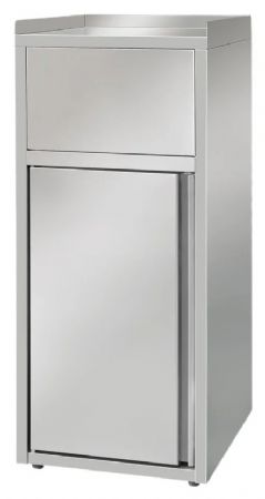 Refroidisseur de déchets professionnel - Poubelle snack, 500x530x1200+25mm - Skyrainbow - AD6000