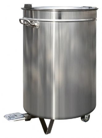 Refroidisseur de déchets professionnel - Poubelle ronde 95L, 450 x 730 mm - Skyrainbow - AD6904