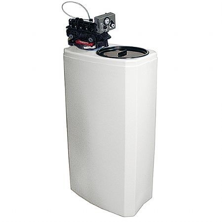 adoucisseur d'eau automatique, capacit 8 litres, 800 litres/h, rserve de sel 25 kg
