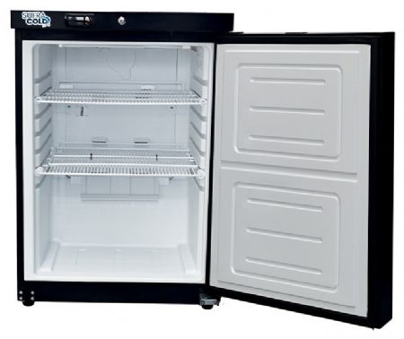 Mini armoire réfrigérée professionnelle noire porte pleine positive 200 L - Sofraca - AE201PB