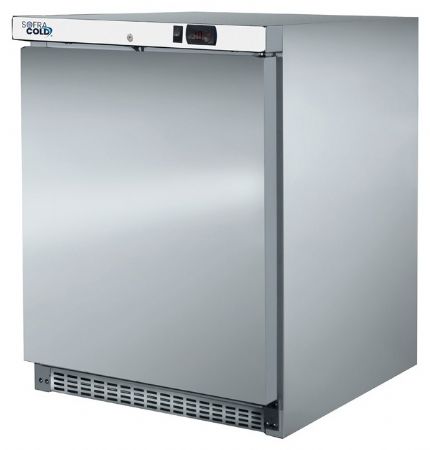 Mini armoire réfrigérée professionnelle inox porte pleine 200 L - Sofraca - AE201PI