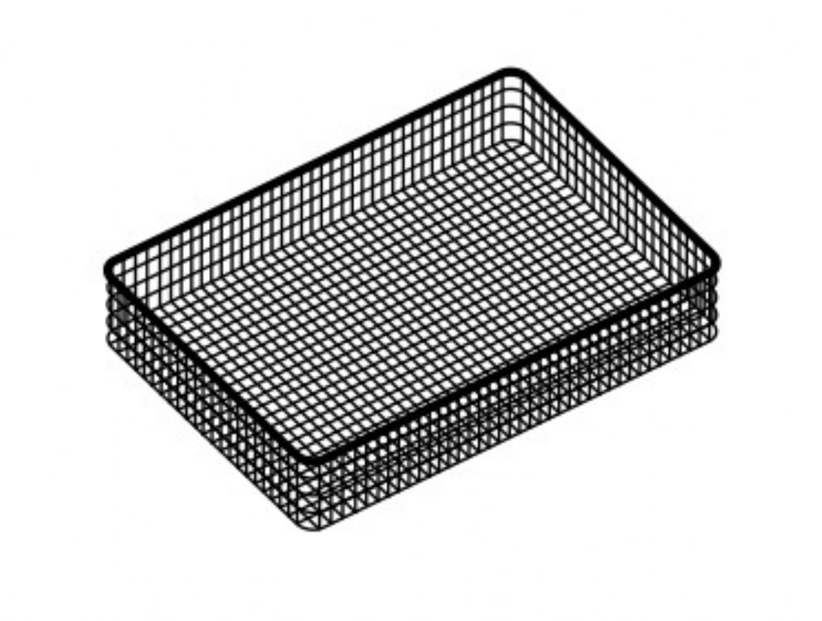 Panier en fil inox pour frites gn 1/1 Panier en fil inox pour frites gn 1/1