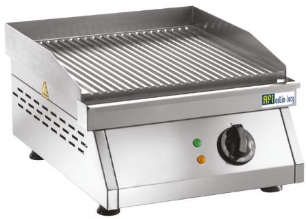 Plaque  snacker lectrique 1 zone 395x400mm surface rainure - 3kW