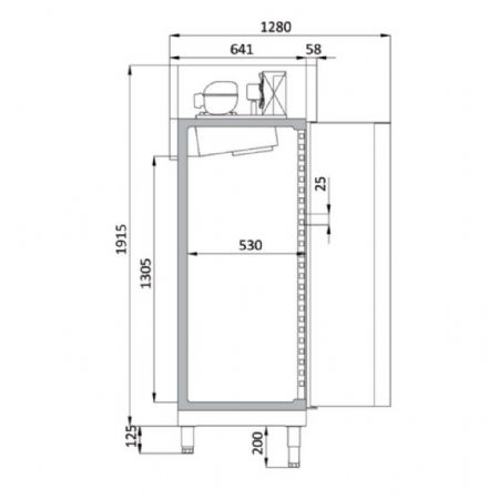 Armoire à Boissons 2 portes pleines 750 L - Docriluc - AGPA-125