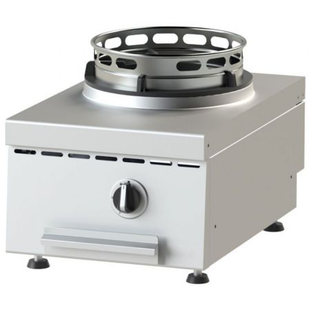 Wok à poser plan de cuisson gaz de table, 1 brûleur - Virtus - AHA0011