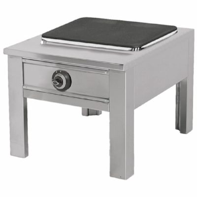 Réchaud bas électrique 1 foyer à poser puissance 4 kW format 300x300 mm Réchaud bas électrique 1 foyer à poser puissance 4 kW format 300x300 mm