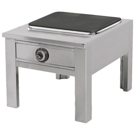 Réchaud bas électrique 1 plaque 300x300 mm 4 kW - Virtus - AHB0004