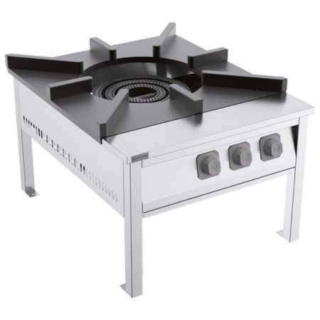Réchaud gaz 1 brûleur 32 kW - Virtus - AHB0012