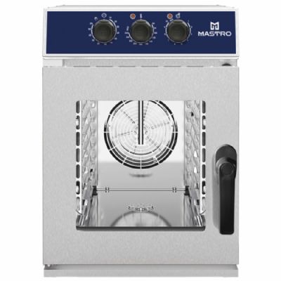 Four mixte électrique à commande mécanique à vapeur directe - avec 6x GN 2/3 Four mixte électrique à commande mécanique à vapeur directe - avec 6x GN 2/3