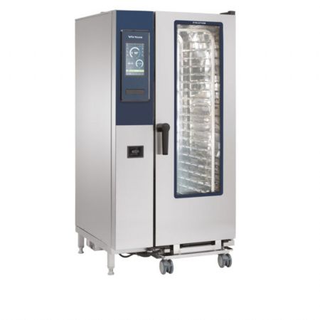Four mixte professionnel électrique à vapeur chauffe-eau et nettoyage automatique, 20 niveaux GN 1/1 - Virtus - AIC0043/FN