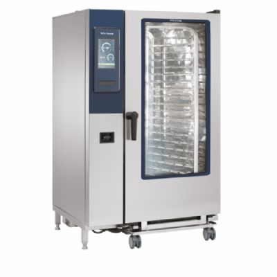 Four mixte gaz vapeur � boiler commandes tactiles avec 20x GN 2/1