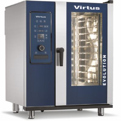 Four convection électrique vapeur directe commandes manuelles - 10x GN 1/1 Four convection électrique vapeur directe commandes manuelles - 10x GN 1/1