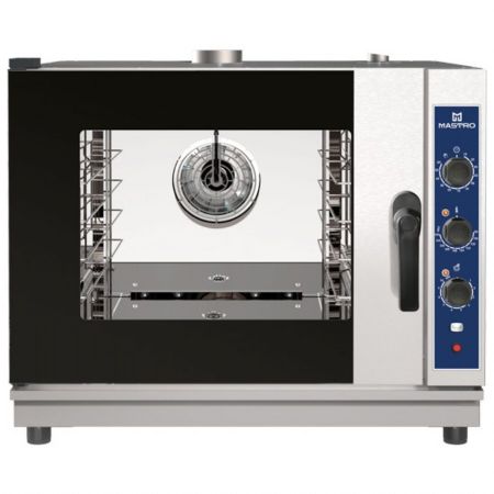 Four mixte professionnel à gaz mécanique à vapeur directe, 4 niveaux GN 1/1 ou 600x400 mm - Virtus - AIC0100 Four mixte professionnel à gaz mécanique à vapeur directe, 4 niveaux GN 1/1 ou 600x400 mm - Virtus - AIC0100