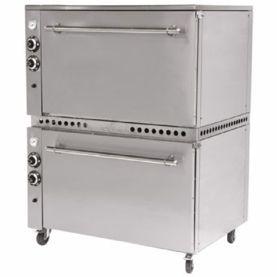 Four gaz 2 chambres avec gril lectrique puissance 33 kW