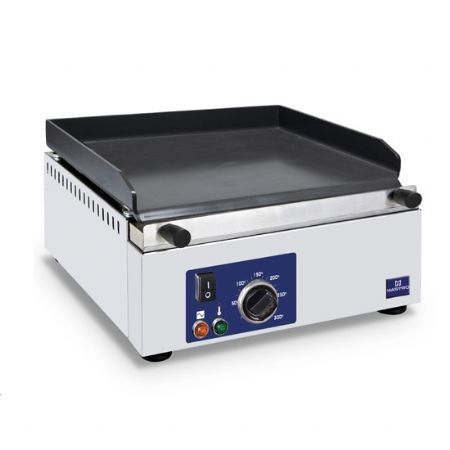 Plaque à Snacker électrique de table avec 1 zone lisse 2,5 kW - Virtus - AJA0036