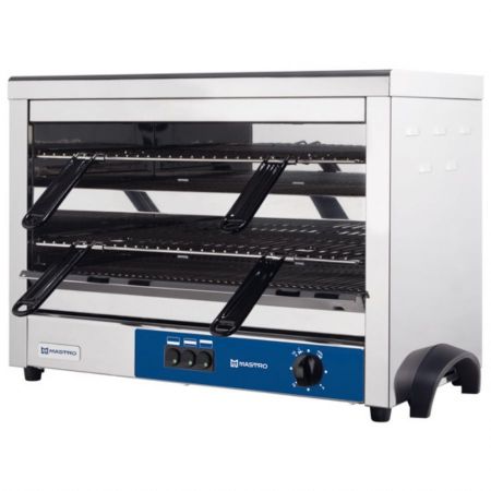 Toaster électrique 2 niveaux GN 1/1 Triphasé 4.5 kW - Virtus - AJG0021