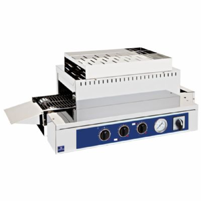 Grille-pain tunnel inox avec chambre 375x75 mm puissance 4 kW monophas