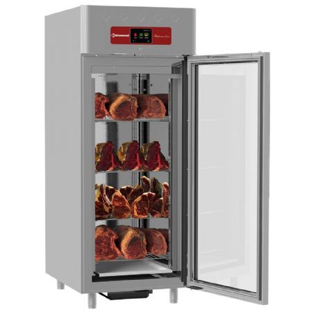 Armoire de Maturation de la Viande ventilée 850 L, 1 porte vitrée, 20xGN 2/1, 790x1095x2025 mm - Diamond - AL4S/FGC