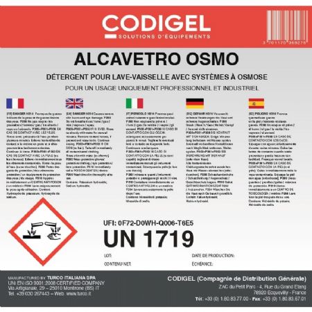 Liquide de lavage pour vaisselle avec osmoseur 10L