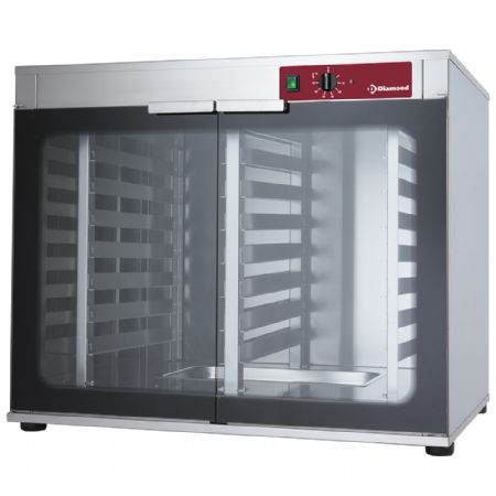 Armoires de pousse pour fours  2 portes vitres - 2x 8 niveaux