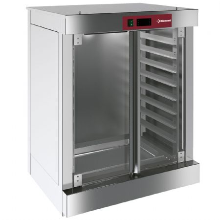 Armoire de pousse pour four 2 portes vitre - 8 niveaux