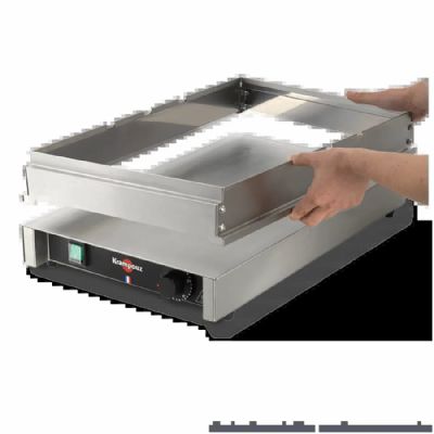 Réchaud électrique inox avec bacs GN - 533x325x76 mm Réchaud électrique inox avec bacs GN - 533x325x76 mm