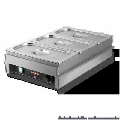 Réchaud électrique inox avec bacs GN - 533x325x76 mm Réchaud électrique inox avec bacs GN - 533x325x76 mm