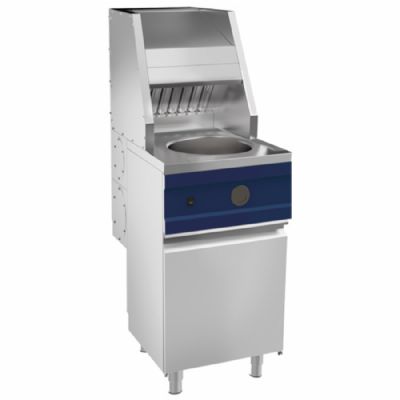 Friteuse  gaz de 1x 13 litres sur meuble avec porte