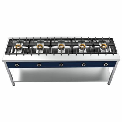 Cuiseur � cr�pes gaz 5 feux puissance 40 kW