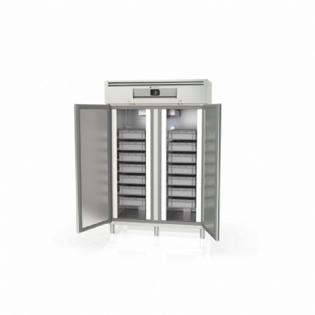 Armoire réfrigérateur positive professionnelle 2 portes pleines 1404 L - Coreco - AP-1002