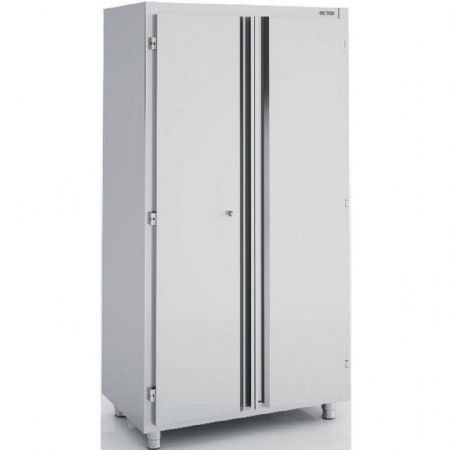 Armoire de Rangements Inox à portes battantes 1400x600x1900 mm - Eratos - APB-140 Armoire de Rangements Inox à portes battantes 1400x600x1900 mm - Eratos - APB-140