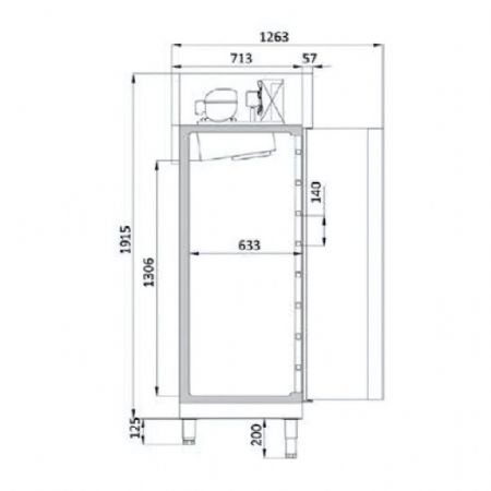 Armoire pâtissière négative 409 L 3 clayettes 600x400 - Docriluc - APC-55