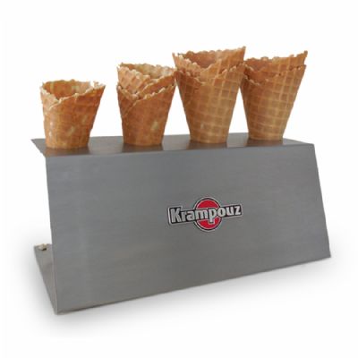 Porte cornet à glace industriel avec support robuste Porte cornet à glace industriel avec support robuste